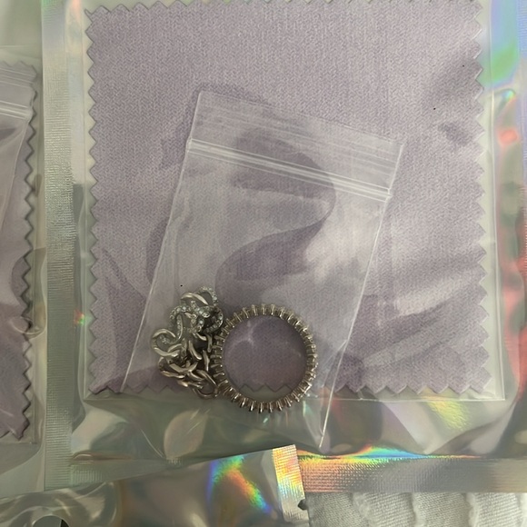 Handmade jewelry sets gold plated and silver plated pill skull pave crystal y2k - Picture 13 of 13